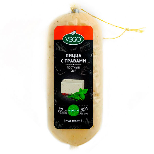 Постный сыр “Пицца с травами” Vego, 400г