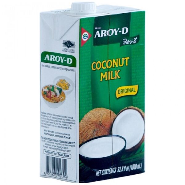 Молоко кокосовое Aroy-D Original 60% 17%, 1 л