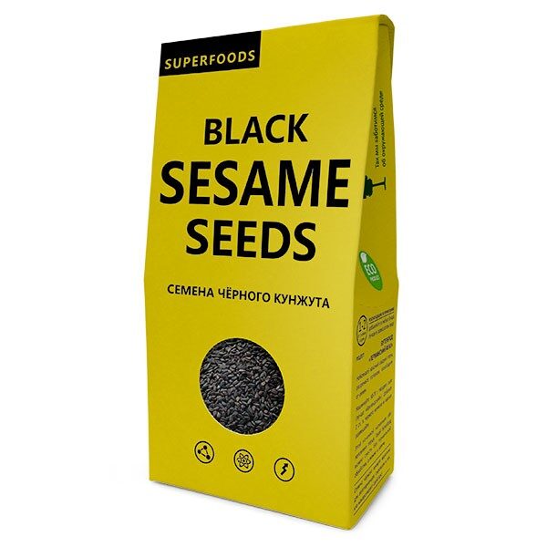 Семена черного кунжута “Компас здоровья”, 150 гр