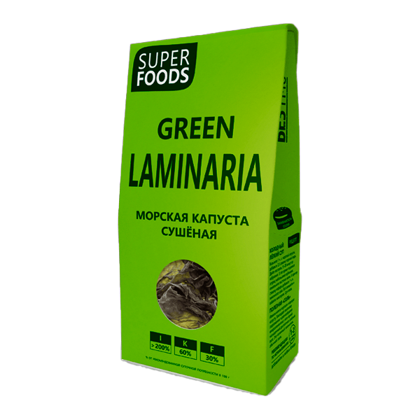 Морская капуста сушеная Ламинария “Компас здоровья”, 100 гр