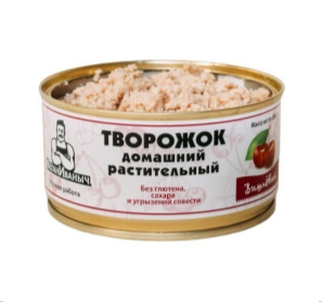 Тофу творог с вишней “Веган Иваныч”, 200 гр