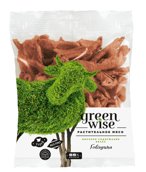 Растительные стрипсы Greenwise “Вместо говядины”, 150 гр