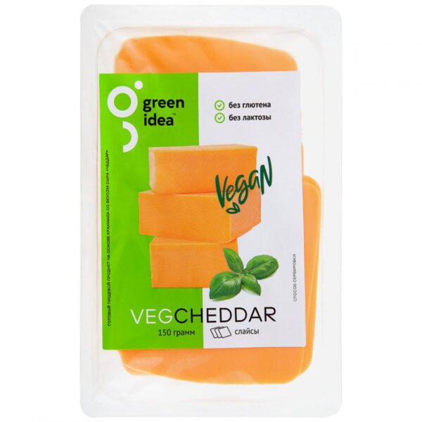 Веганский сыр «Чеддар» Green Idea нарезка 150г