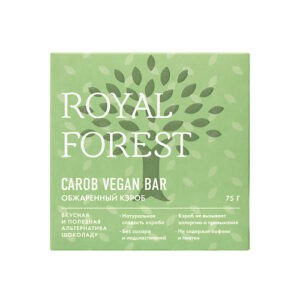 Шоколад CAROB VEGAN bar “Royal Forest” из обжаренного кэроба