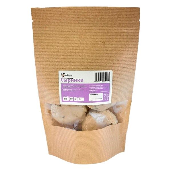 Веган-сырники из тофу и окары “Mallakto”, 380 гр