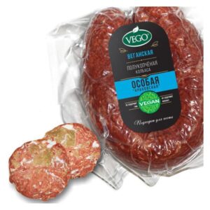 Веганская колбаса полукопченая Краковская Vego, 450 гр