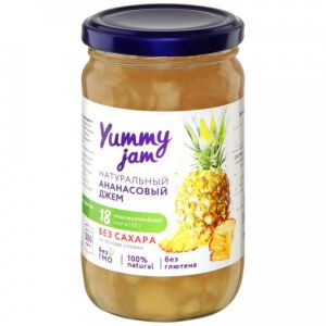 Джем “Yummy jam” Ананасовый без сахара, 350 г
