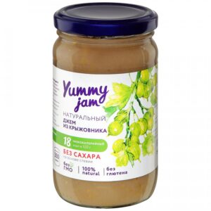 Джем “Yummy jam” из крыжовника без сахара, 350 г