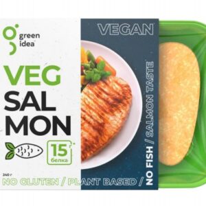 Стейк со вкусом лосося Veg Salmon “Green Idea”, 240 гр