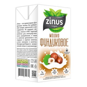 Молоко фундуковое “Zinus”, 1л