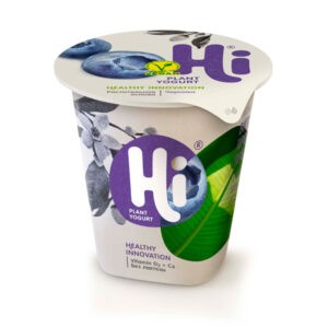 Растительный йогурт “Hi” со вкусом черники, 125 г