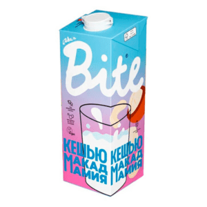 Растительное молоко “Bite кешью-макадамия”, 1л
