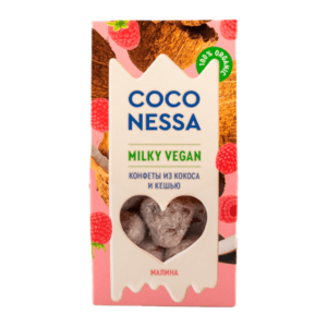 Кокосовые конфеты с малиной “Coconessa Milky Vegan”