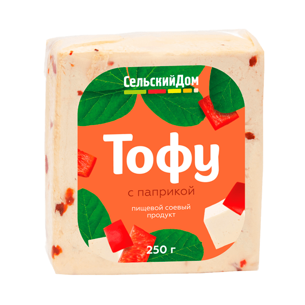 Тофу с паприкой “Сельский Дом”, 250 гр
