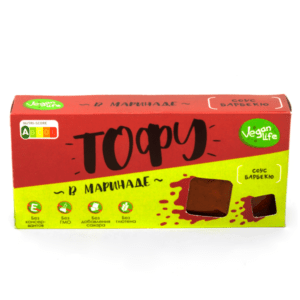 Тофу в маринаде соус барбекю «Vegan life», 250 гр