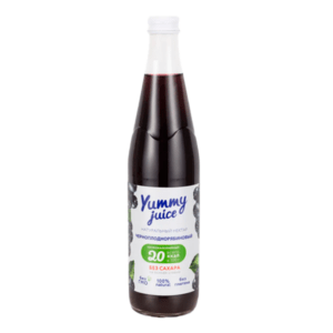 Нектар Yummy Juice без сахара, черноплоднорябиновый, 500 мл