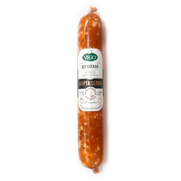 Веганская колбаса “Мортаделла с паприкой” VEGO, 400 гр