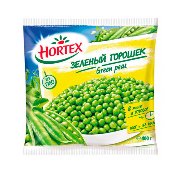 Зеленый Горошек с/м “HORTEX”, 400 гр