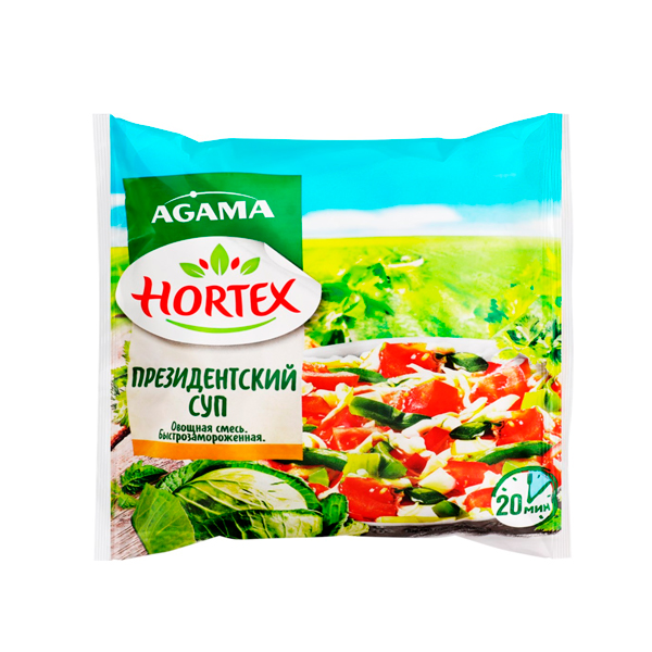 Смесь овощная Президентский суп “HORTEX” с/м, 400 гр