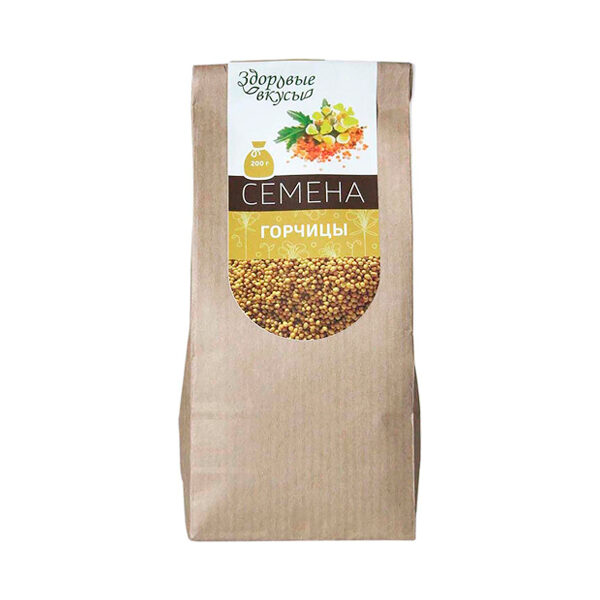 Семена горчицы “Здоровые вкусы”, 200 гр