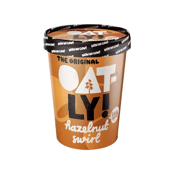 Мороженое со вкусом фундука Oatly “Hazelnut Swirl”, 500 мл