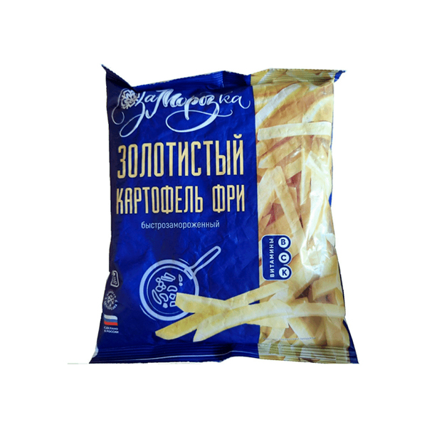 Золотистый картофель фри “Заморозка”, 400 гр