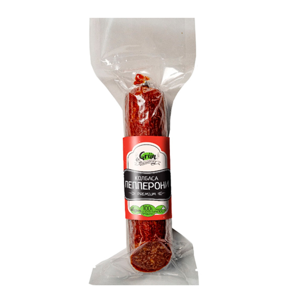 Веганская колбаса “Пепперони” Dr.Grun, 170 гр