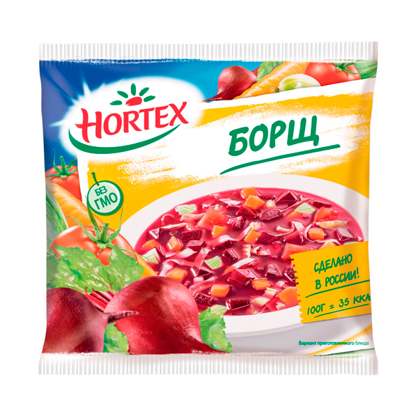 Овощная смесь Борщ “HORTEX” , 400 гр